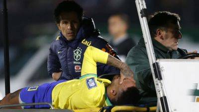 Darwin Núñez - Neymar injured as Brazil lose 2-0 in Uruguay - channelnewsasia.com - Brazil - Argentina - Venezuela - Uruguay - Peru