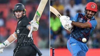 Tom Latham - Hashmatullah Shahidi - New Zealand vs Afghanistan Live Score, World Cup 2023: Giant-Killing Afghans Eye Another Upset - sports.ndtv.com - New Zealand - Afghanistan - county Kane - county Williamson