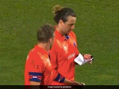 World Cup 2023: Netherlands' "Chitthi" Secret Has Ex India Star Scratching His Head