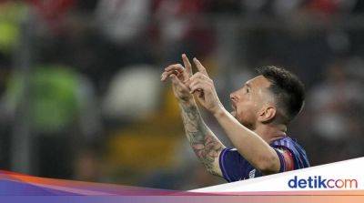 Lionel Messi Bikin Rekor Usai Cetak 2 Gol Lawan Peru