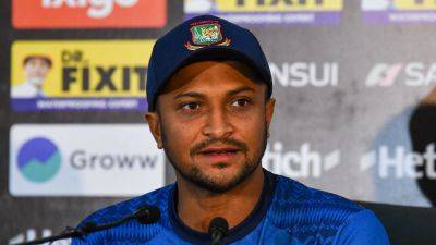 India vs Bangladesh, Cricket World Cup: "At The Moment He Is...": Bangladesh Coach Provides Update On Shakib Al Hasan's Availability