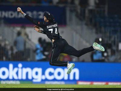 Watch: World Cup's 'No. 1 Catch' By New Zealand Star Mitchell Santner, ICC Issues 'Screamer Alert'