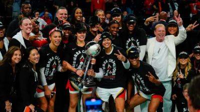 Becky Hammon - Sabrina Ionescu - Courtney Vandersloot - Candace Parker - Kelsey Plum - Aces become 1st repeat WNBA champs since 2002 with 1-point win over Liberty in Game 4 - cbc.ca - New York - Los Angeles - county Stokes - county Liberty - county Gray