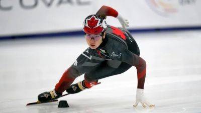 Kim Boutin - Sarault, Dandjinou crowned Canadian short track speed skating champions in Montreal - cbc.ca