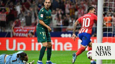 Bayern Munich - Jude Bellingham - Atletico Madrid - Diego Simeone - Nahuel Molina - Angel Correa - Bayer Leverkusen - Atletico rally from two goals down to score 3rd straight win against Cadiz in Spanish league - arabnews.com - Britain - Spain - Colombia - Uae - Liverpool