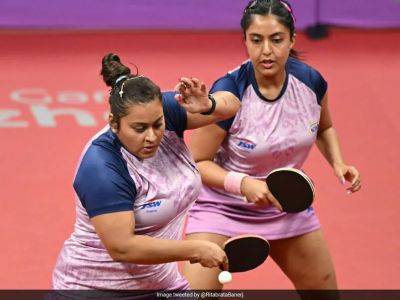 Asian Games, Table Tennis: Sutirtha And Ayhika Mukherjee Sign Off With Bronze After Losing To Korea - sports.ndtv.com - China - India - North Korea