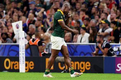 Jacques Nienaber - Jesse Kriel - Marseille - World Cup heartbreak for Mapimpi as facial fracture ends tournament, replacement not yet named - news24.com - Scotland - Ireland - Tonga