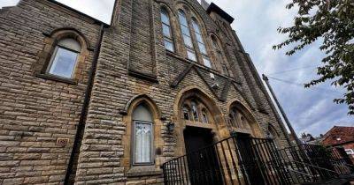The character-filled flat inside an old church in Greater Manchester set to go under the hammer for a remarkable price