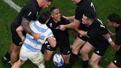 New Zealand's All Blacks smash Argentina to reach Rugby World Cup final