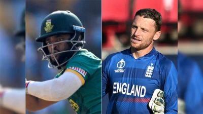 Joe Root - Dawid Malan - Jonny Bairstow - Jos Buttler - Liam Livingstone - Quinton De-Kock - Harry Brook - Heinrich Klaasen - Sam Curran - England vs South Africa Live Score Updates, World Cup 2023 - sports.ndtv.com - Britain - Netherlands - South Africa - Afghanistan - Bangladesh