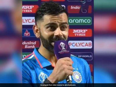 Presenter Calls Virat Kohli 'Only Current Player From 2011 Cricket World Cup Squad'. His Reply