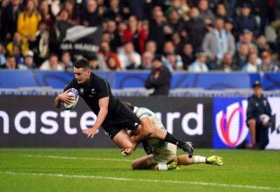 Richie Mo - Emiliano Boffelli - Over to you, Boks! All Blacks book World Cup final slot after dominating Argentina - news24.com - France - Argentina - South Africa - Ireland - New Zealand - Jordan - county Will