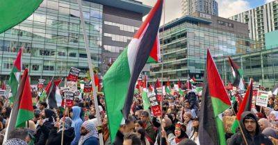 LIVE: Thousands of protesters flood MediaCity over BBC Gaza coverage - updates