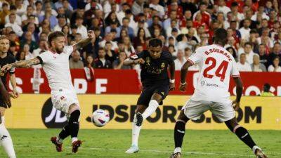 Real Madrid held to draw by battling Sevilla