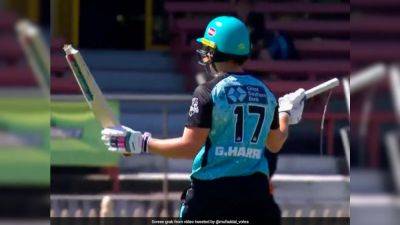 Watch: England Star Grace Harris Hits Six With Broken Bat In WBBL, Video Goes Viral - sports.ndtv.com