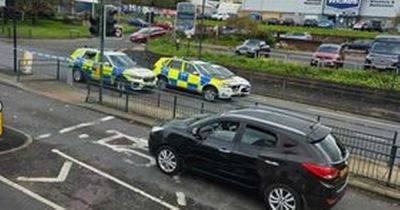 Pedestrian rushed to hospital with serious injuries after town centre collision with car