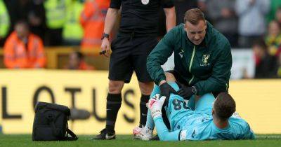 Angus Gunn sparks Scotland keeper panic as Norwich City star 'sent for a scan' amid rising injury fear