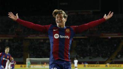 Barca teenager Guiu scores on dream debut to sink Bilbao