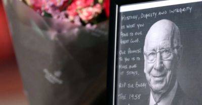Man United expect to pay further tribute to Bobby Charlton on Tuesday night