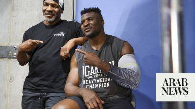 Tyson Fury - Francis Ngannou - Fury and Ngannou both lay claim to ‘baddest’ crown ahead of Riyadh showdown - arabnews.com - New Zealand - India - county Hall - Saudi Arabia