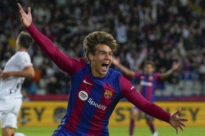 Unai Simón - Alejandro Balde - Marc Guiu 'still flying' after record-breaking Barcelona debut - thenationalnews.com