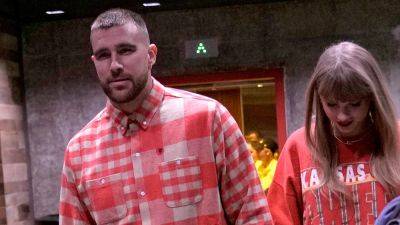 Travis Kelce and Taylor Swift exit Chiefs’ stadium hand-in-hand after dominant win over Chargers