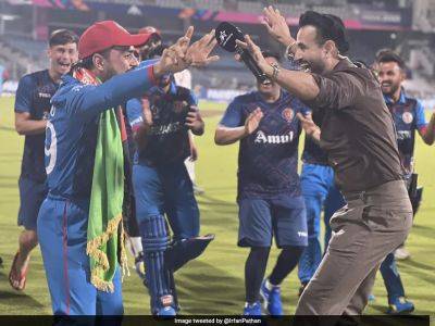 'Fulfilled Promise': Irfan Pathan Dances With Rashid Khan After Afghanistan's Win vs Pakistan. Watch