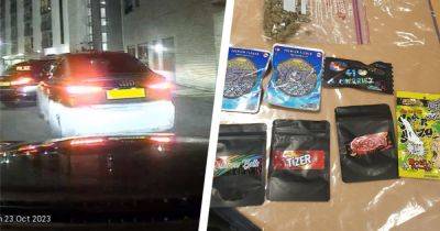 Stash of drugs disguised as sweets uncovered in Audi after dramatic police helicopter chase - manchestereveningnews.co.uk
