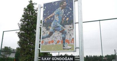 Man City treble captain Ilkay Gundogan gets legend status tribute at training ground