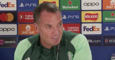 Watch Brendan Rodgers Celtic press conference in full as plaudits after Champions League pain no use to him