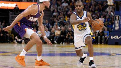 Devin Booker - Phoenix Suns - Chris Paul - Warriors tout 'comfortability' with Chris Paul to open season - ESPN - espn.com - San Francisco - county Chase