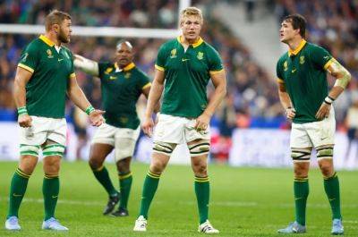 Jacques Nienaber - Ian Foster - Springboks, All Blacks to don traditional strips for World Cup final - news24.com - France - Scotland - Argentina - Romania - South Africa - Ireland - New Zealand - Tonga