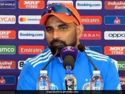 Mohammed Shami - Watch: Mohammed Shami Schools Reporter In Press Conference When Asked About 'Fog Advantage' - sports.ndtv.com - New Zealand - India