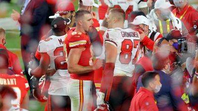 Patrick Mahomes - Tom Brady - Travis Kelce - Jason Kelce - Rob Gronkowski - David Eulitt - Rob Gronkowski says NFL is overdoing it with Taylor Swift coverage during games: ‘We want more football’ - foxnews.com - Los Angeles - state Missouri - county Bay