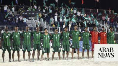 Germany overcomes Saudi Arabia 5-3 in NEOM Beach Soccer Cup