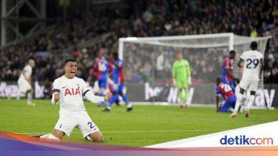 Crystal Palace Vs Tottenham: Belum Terbendung, The Lilywhites Menang 2-1