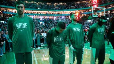 Celtics honour Maine mass shooting victims with moment of silence, special jersey patch