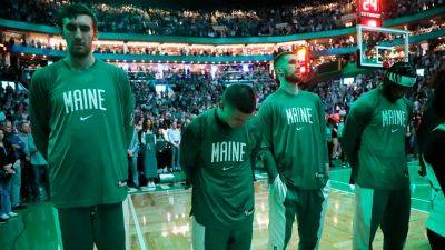 Jayson Tatum - Celtics wear jersey patches to honor Maine mass shooting victims, day after social media post sparked backlash - foxnews.com - county Kings - state Maine - state Massachusets