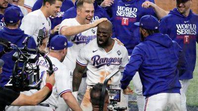 Rangers' Adolis Garcia blasts walk-off home run in 11th to complete comeback in Game 1 of World Series