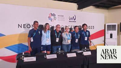 Asian Games - Officials hail success of NEOM Beach Soccer Cup ahead of finals - arabnews.com - Spain - Brazil - Australia - South Africa - Japan - Saudi Arabia - Pakistan - Palestine