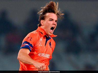 Scott Edwards - Bas De-Leede - Logan Van-Beek - Cricket World Cup 2023: Netherlands Thrash Bangladesh By 87 Runs - sports.ndtv.com - Netherlands - South Africa - Bangladesh - Pakistan