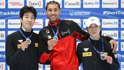 Isu - Steven Dubois - Canadian speed skaters win 3 gold medals at short track World Cup in Montreal - cbc.ca - Netherlands - Canada - China - Jordan