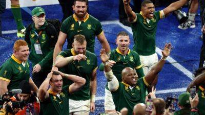 Richie Mo - Sam Cane - Granite South Africa dig deep to retain World Cup title - channelnewsasia.com - France - South Africa - New Zealand - county Granite