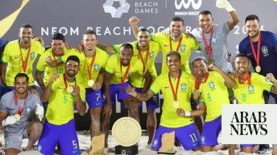 Tyson Fury - Francis Ngannou - Defending champions Brazil win NEOM Beach Soccer Cup 2023 - arabnews.com - Brazil - Uae - Japan - Saudi Arabia