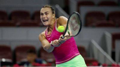 Sabalenka aiming to thwart Swiatek at WTA Finals, keep top spot