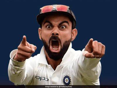 Jos Buttler - Virat Kohli - David Willey - Virat Kohli Departs For 1st Duck In Cricket World Cup. Barmy Army Trolls India Star With Multiple Posts - sports.ndtv.com - India