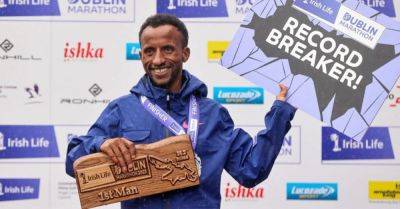 Ethiopia's Kemal Husen wins Dublin Marathon in record time