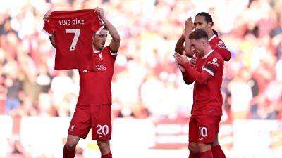 Liverpool show support to Luis Diaz as Nottingham Forest dispatched at Anfield