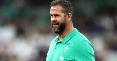 Ireland’s Andy Farrell chosen as World Rugby Coach of the Year