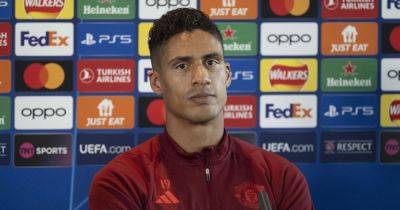 Raphael Varane might have been bluffing in latest Manchester United press conference